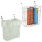 mDesign Wire Over Cabinet Door Kitchen Storage Basket/Trash Can, 2 Pack